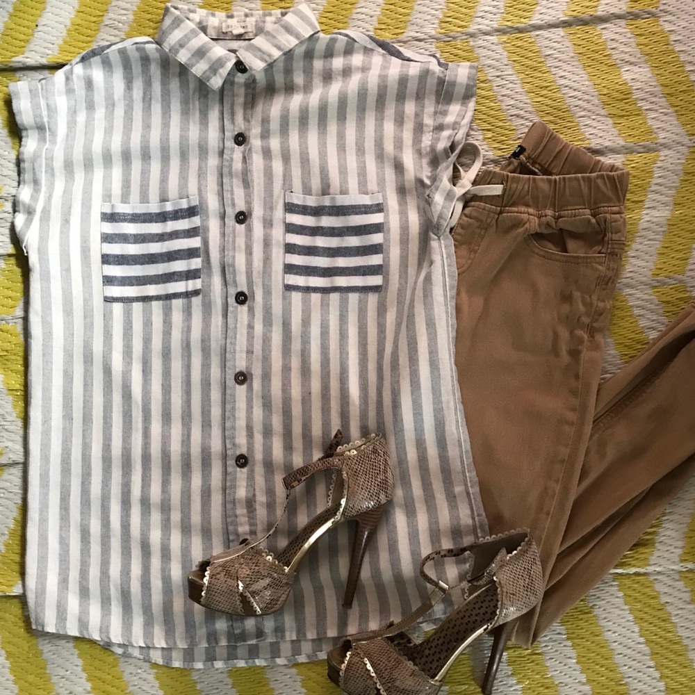 Striped Button Down